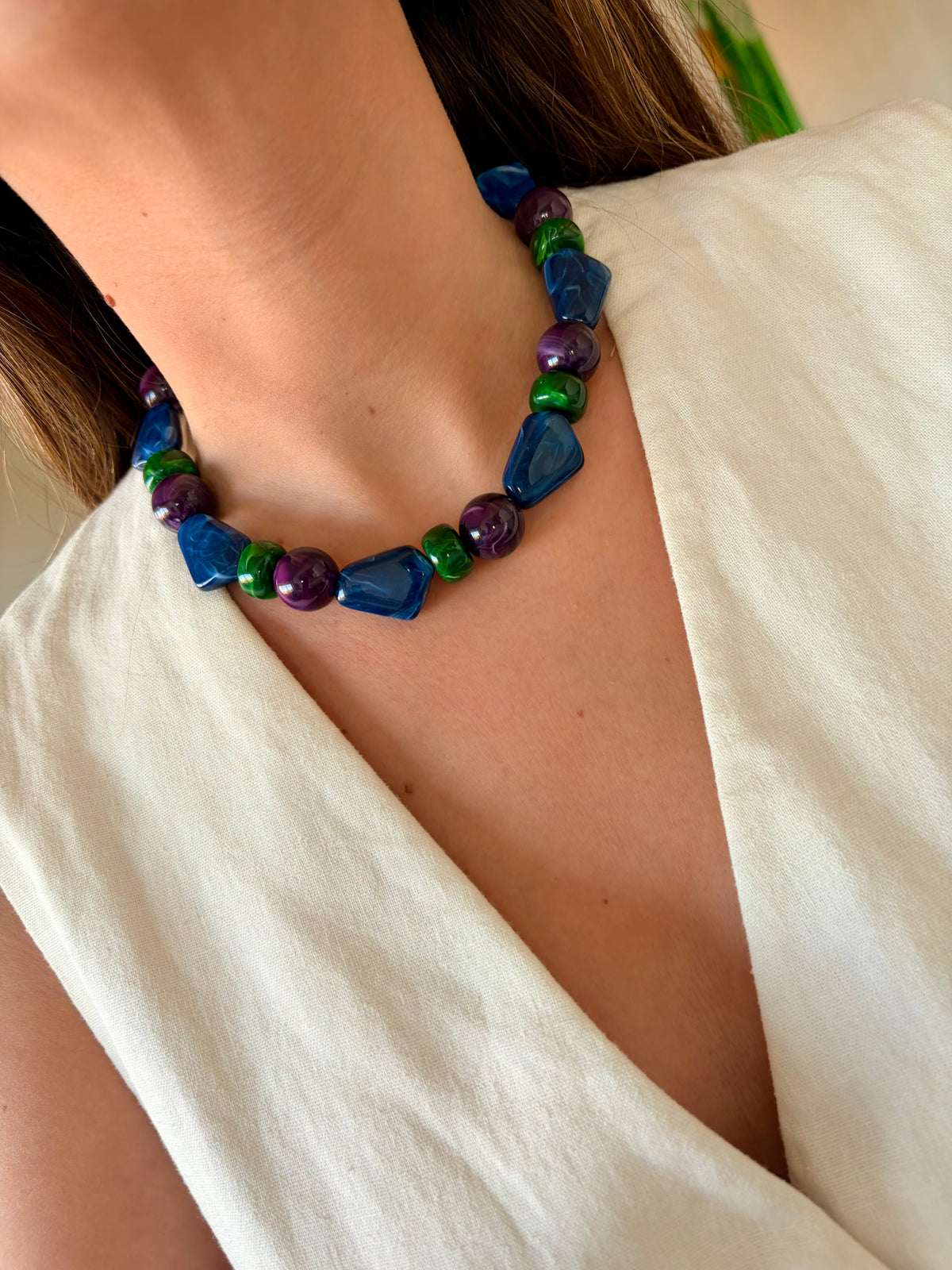 Collar Calipso verde