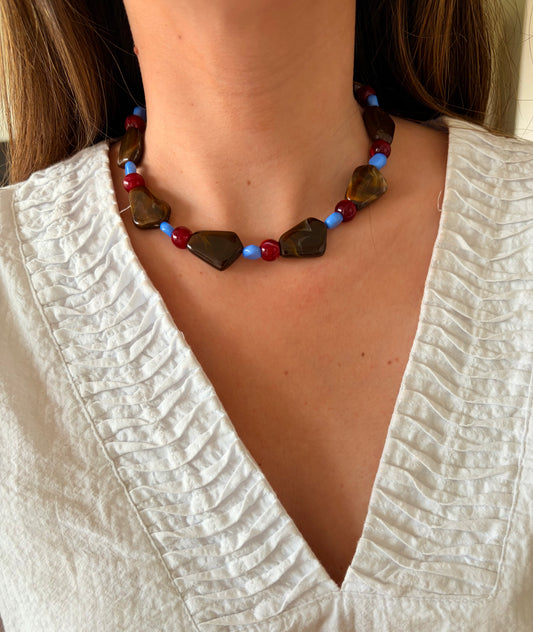 Collar magna marrón
