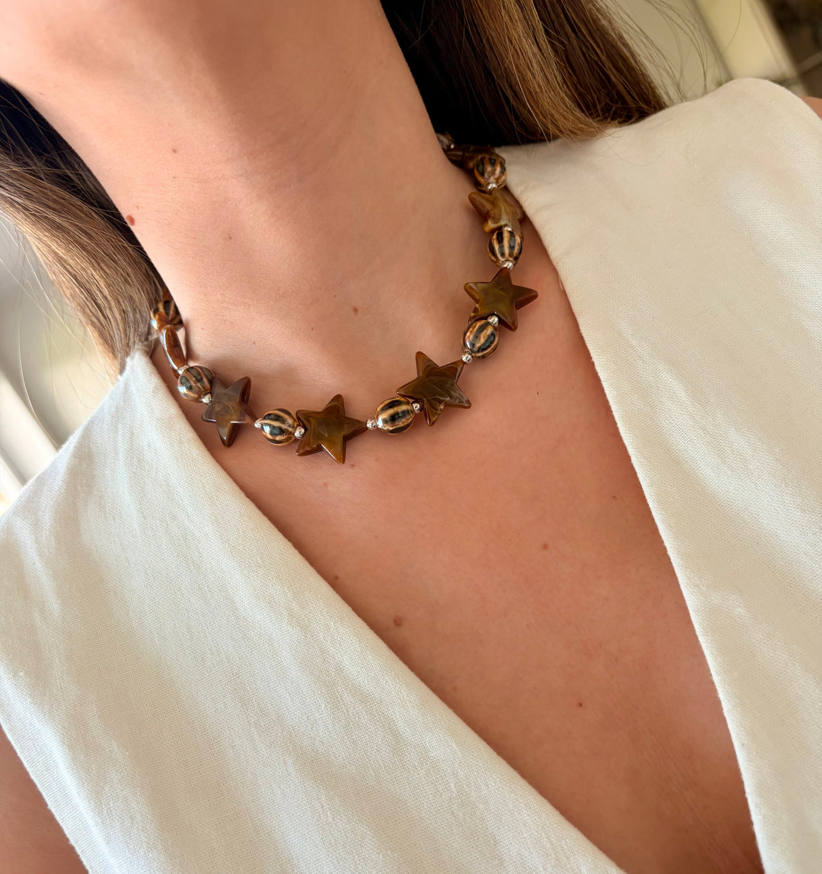 Collar Ancelmo marrón