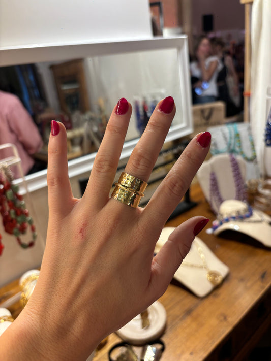Anillo Carmina dorado