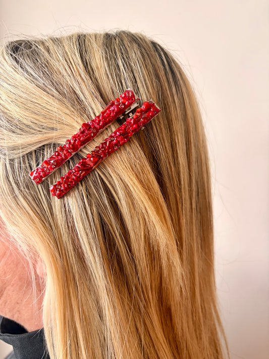 Broche Ancelmo rojo