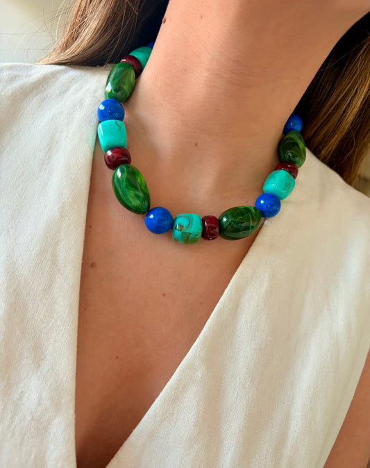 Collar Morales verde
