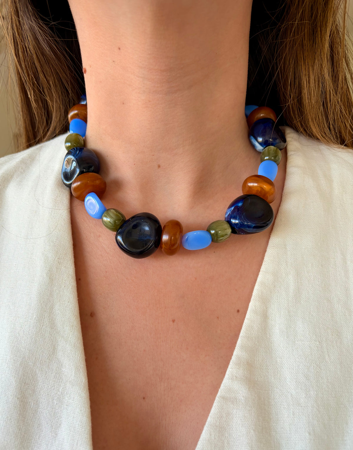 Collar Manon azul