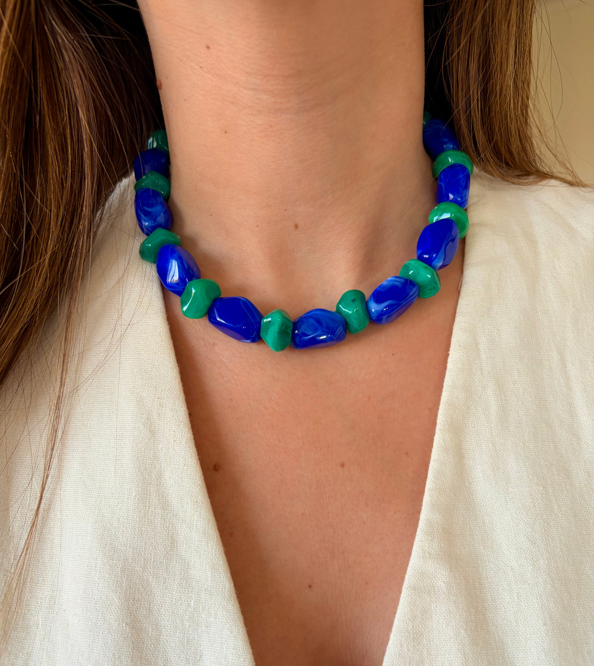Collar Savia azul