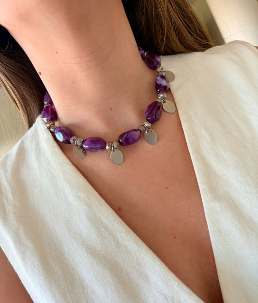 Collar Lilo violeta