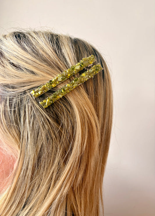 Broche Ancelmo verde