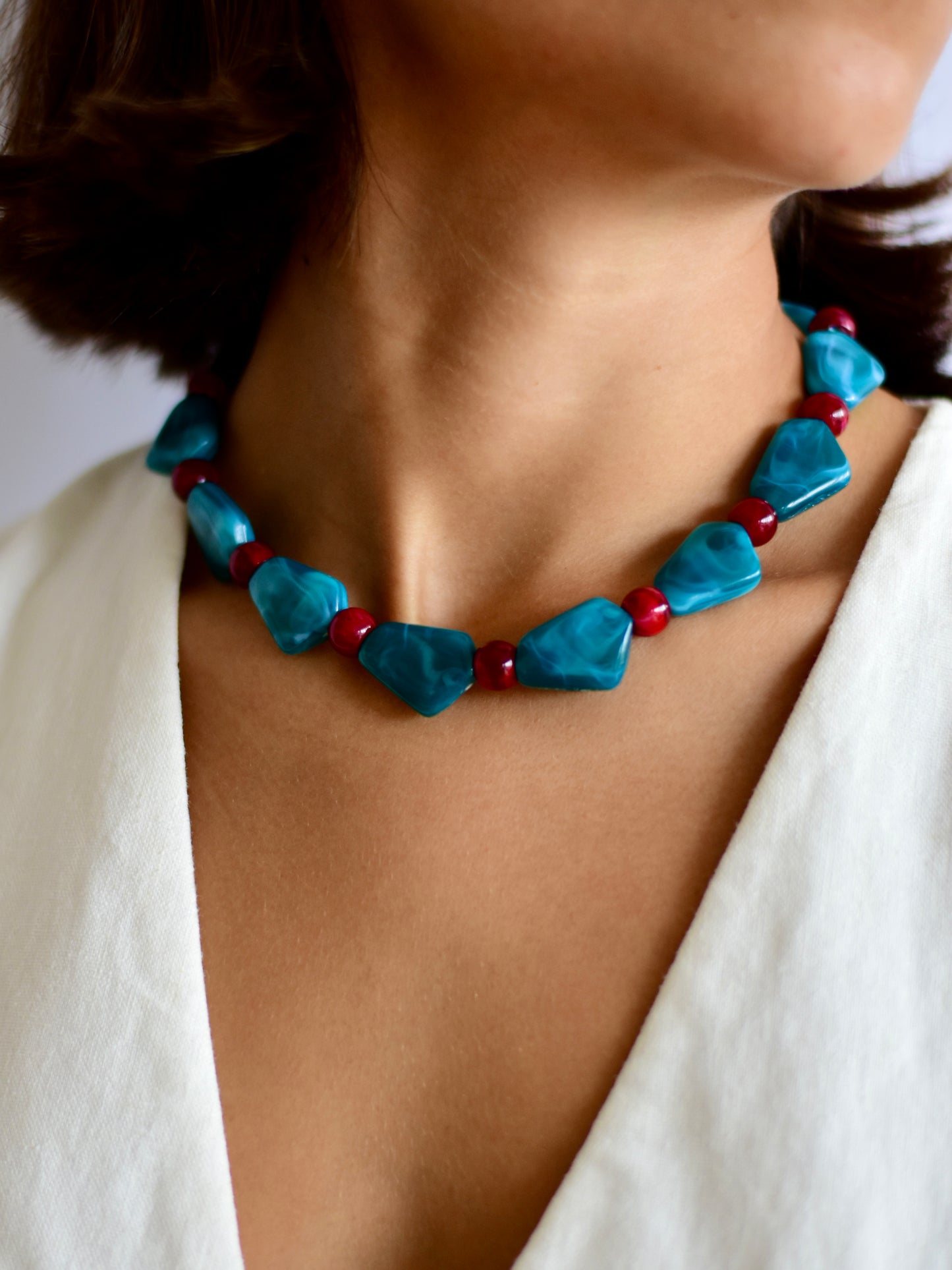 Collar Magna turquesa