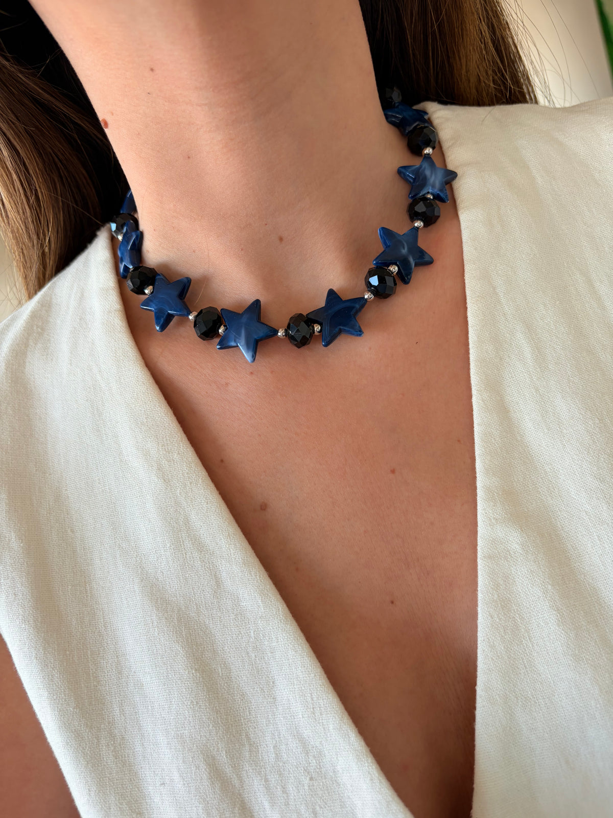 Collar Ancelmo azul