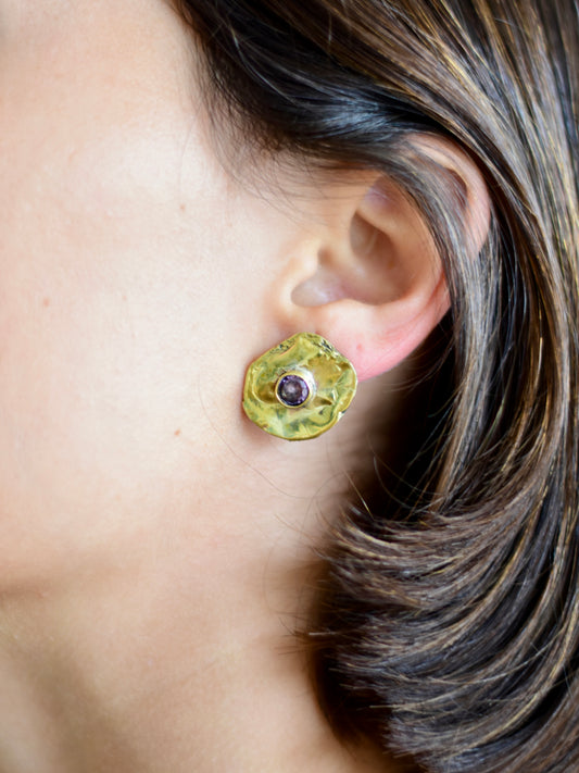 Caravanas Lookeadoras con dorado