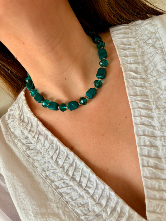 Collar Ímpetu turquesa