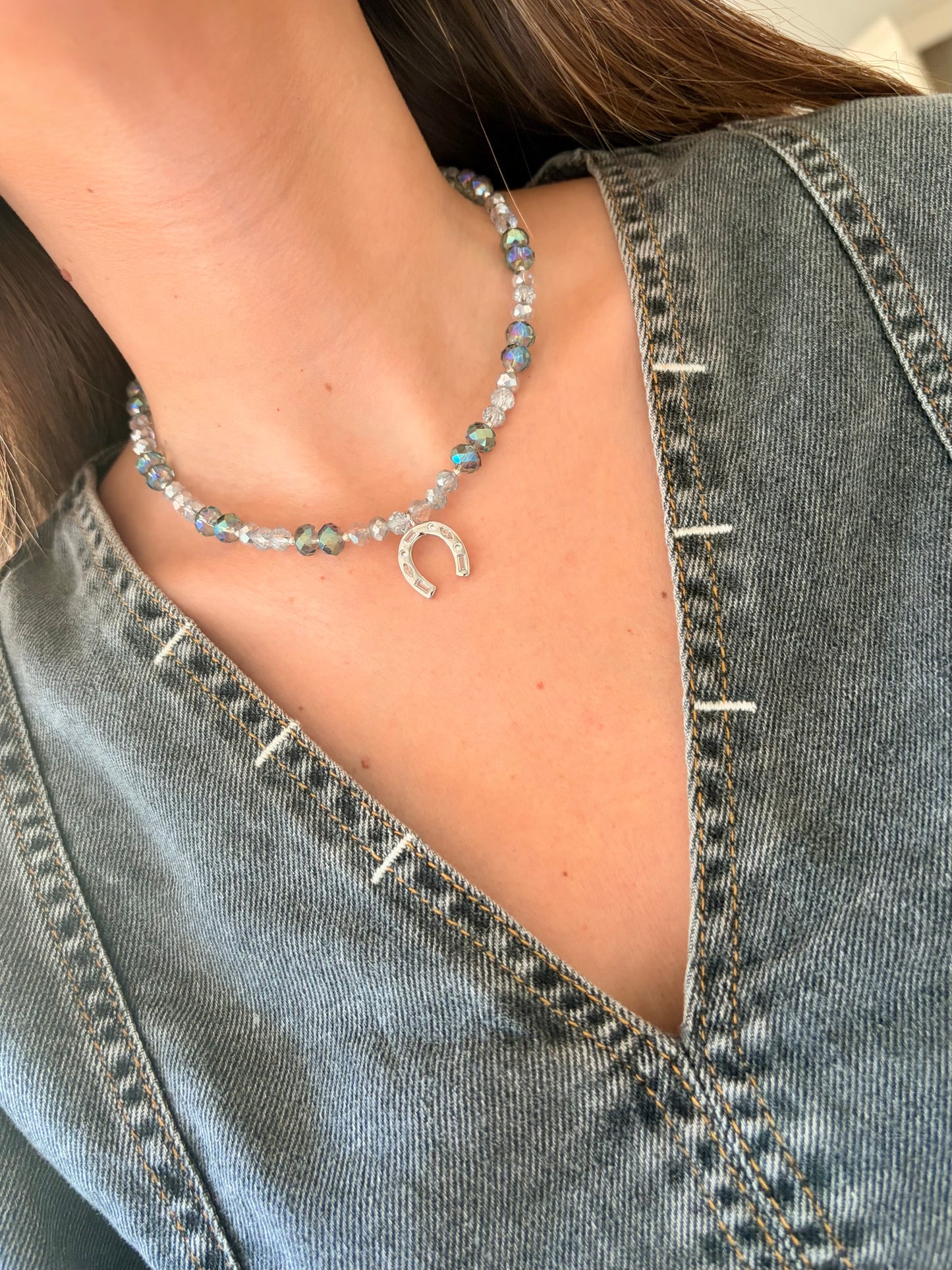 Collar Vitamina plateado
