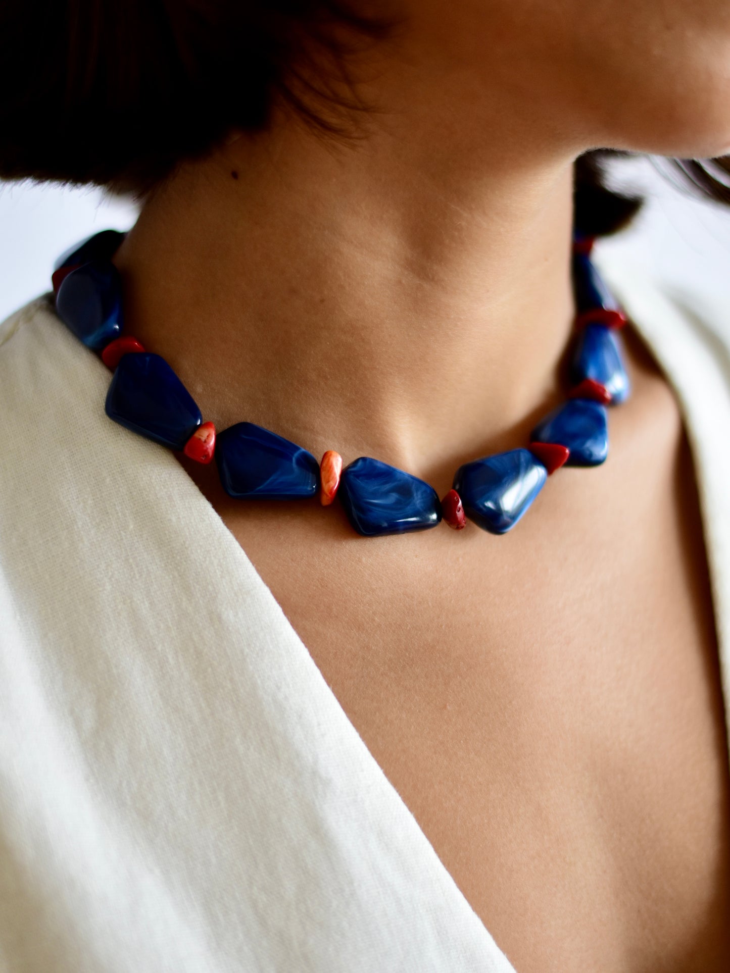 Collar Magna azul