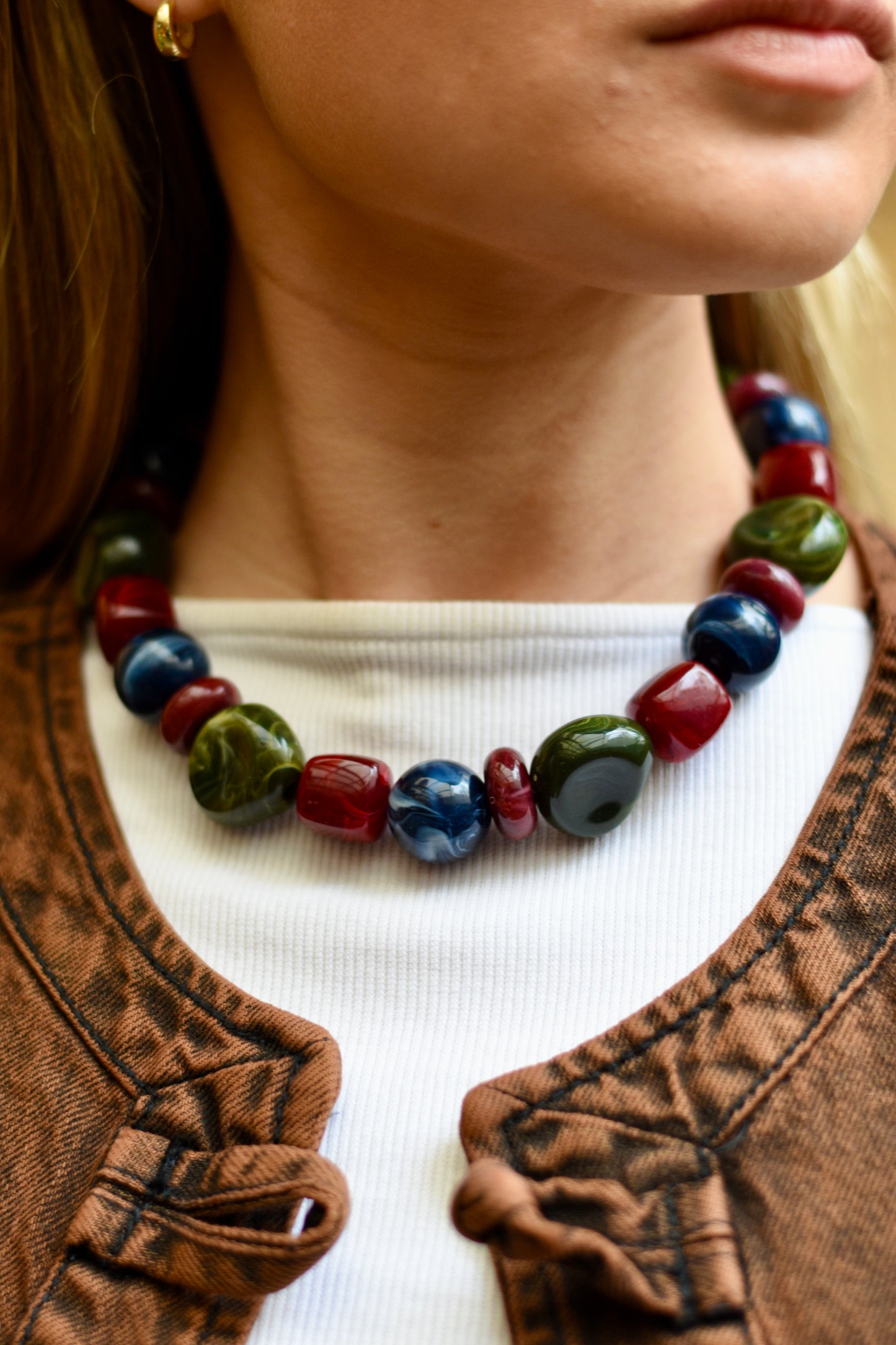 Collar Mónaco verde