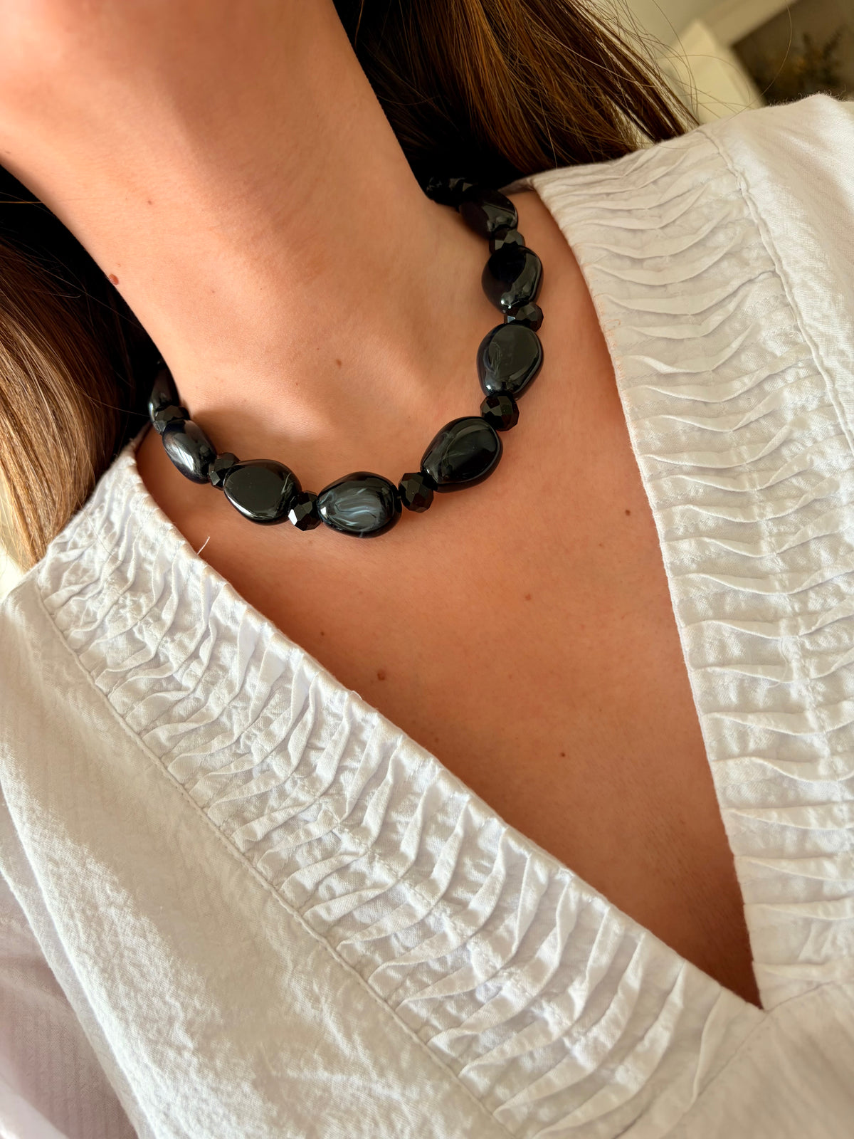 Collar Carlota Negro
