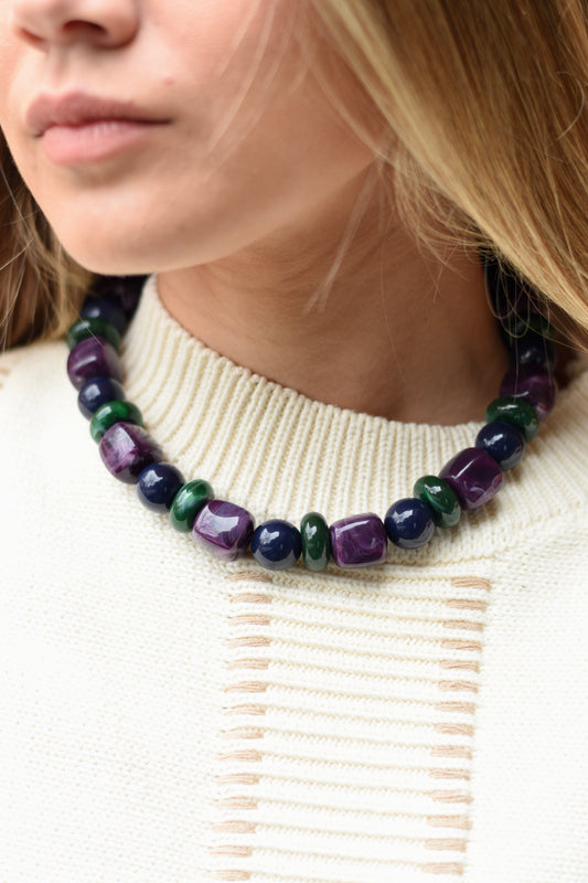 Collar Dion violeta