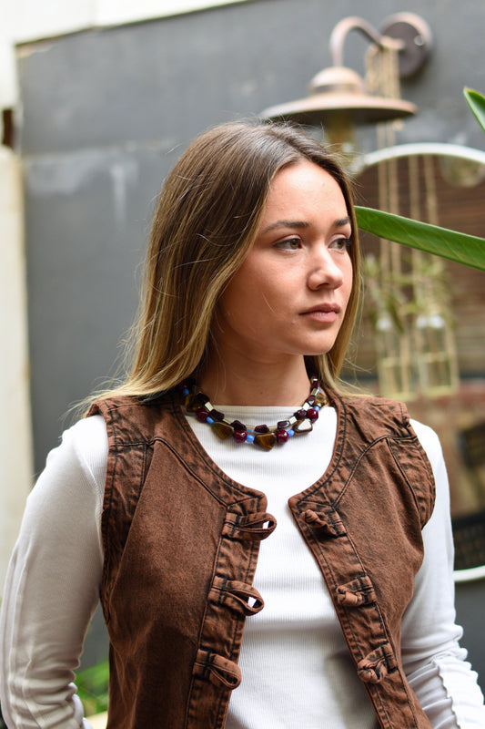 Collar Capri bordo