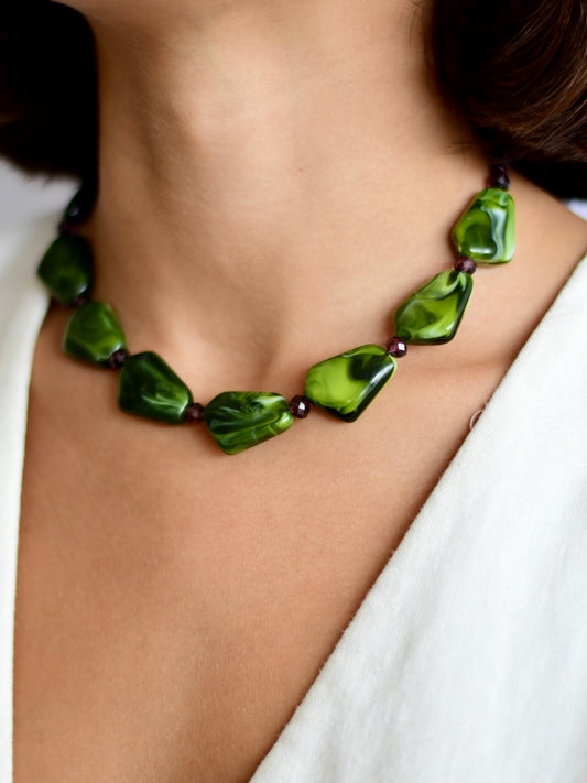Collar Magna verde