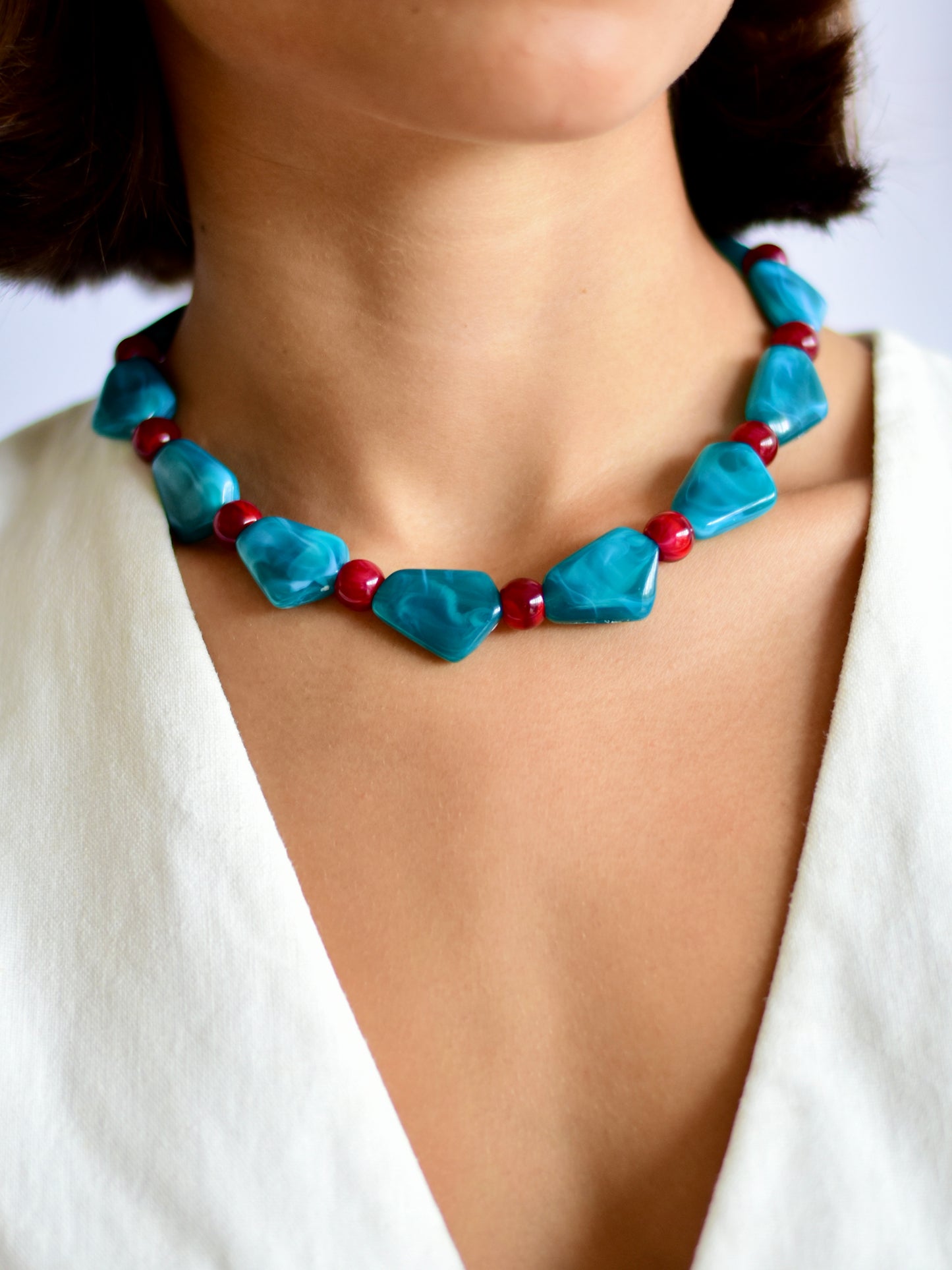 Collar Magna turquesa