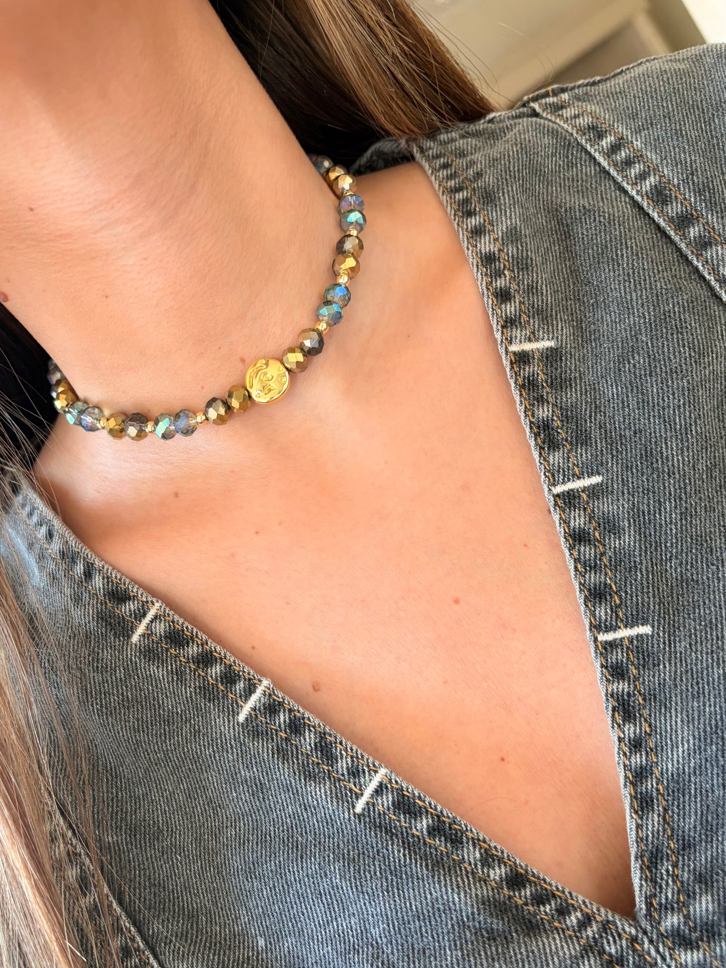 Collar Choper dorado