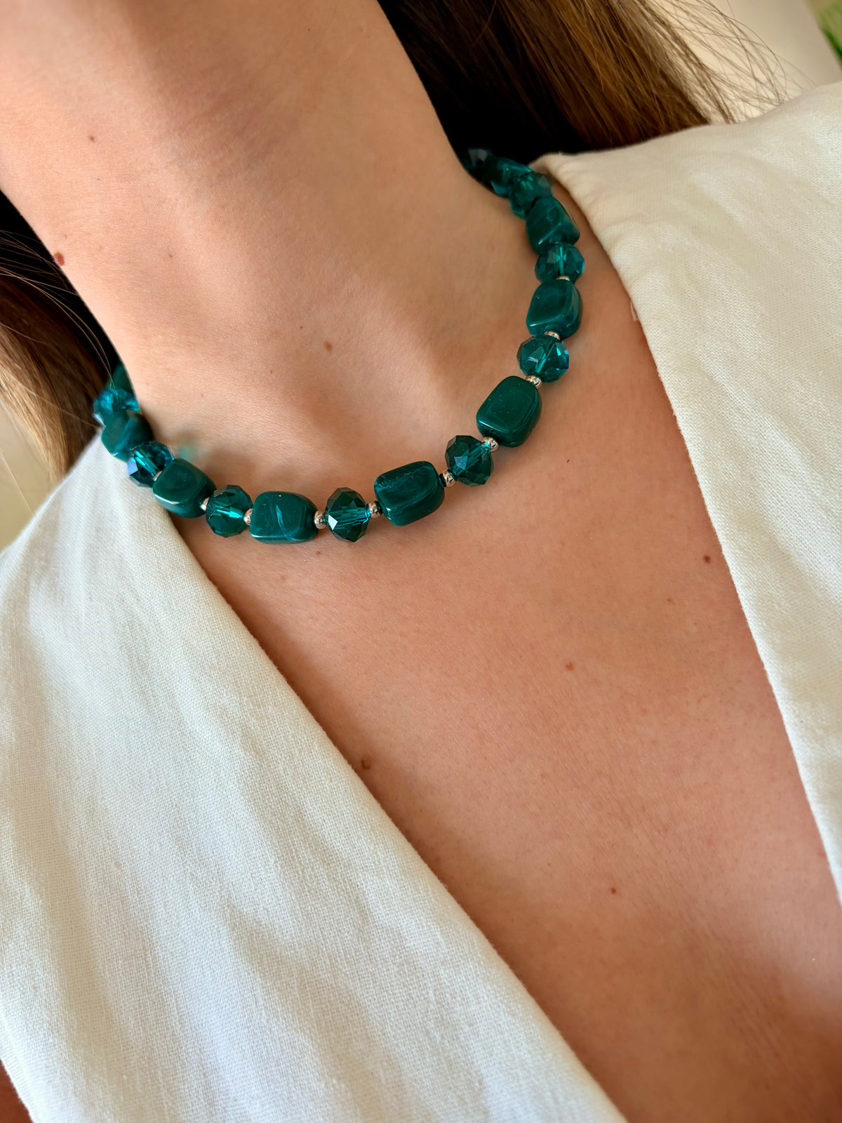 Collar Tempo turquesa
