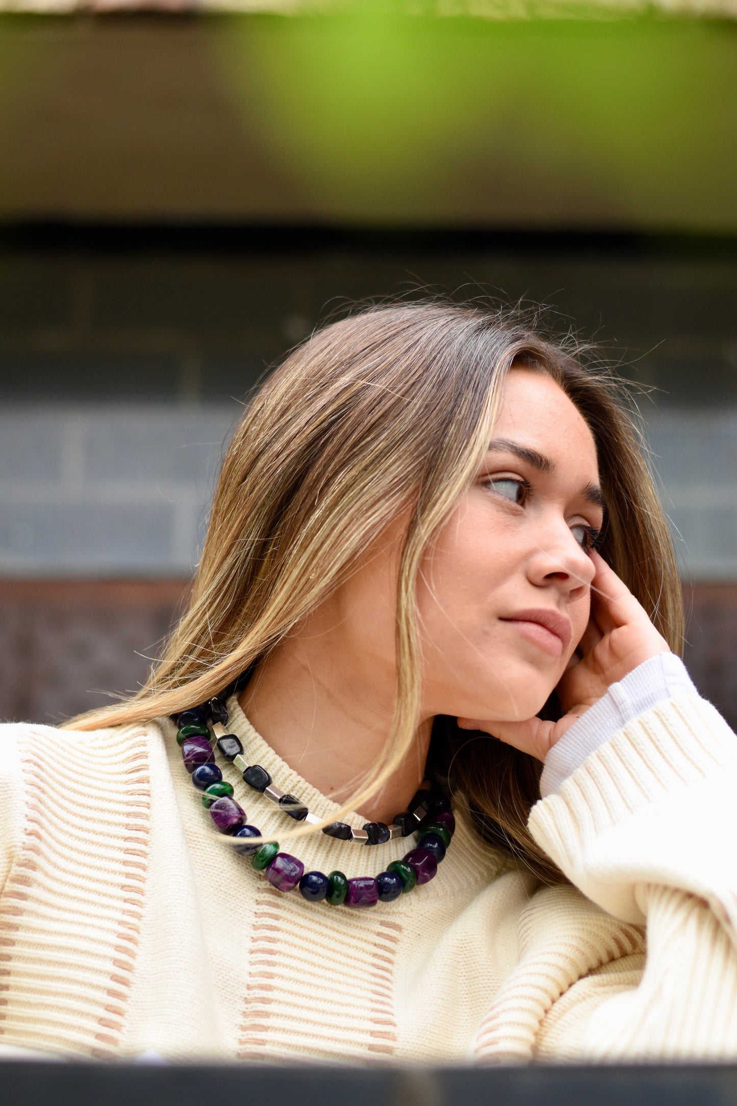 Collar Dion violeta