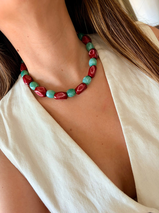 Collar Chemi rojo