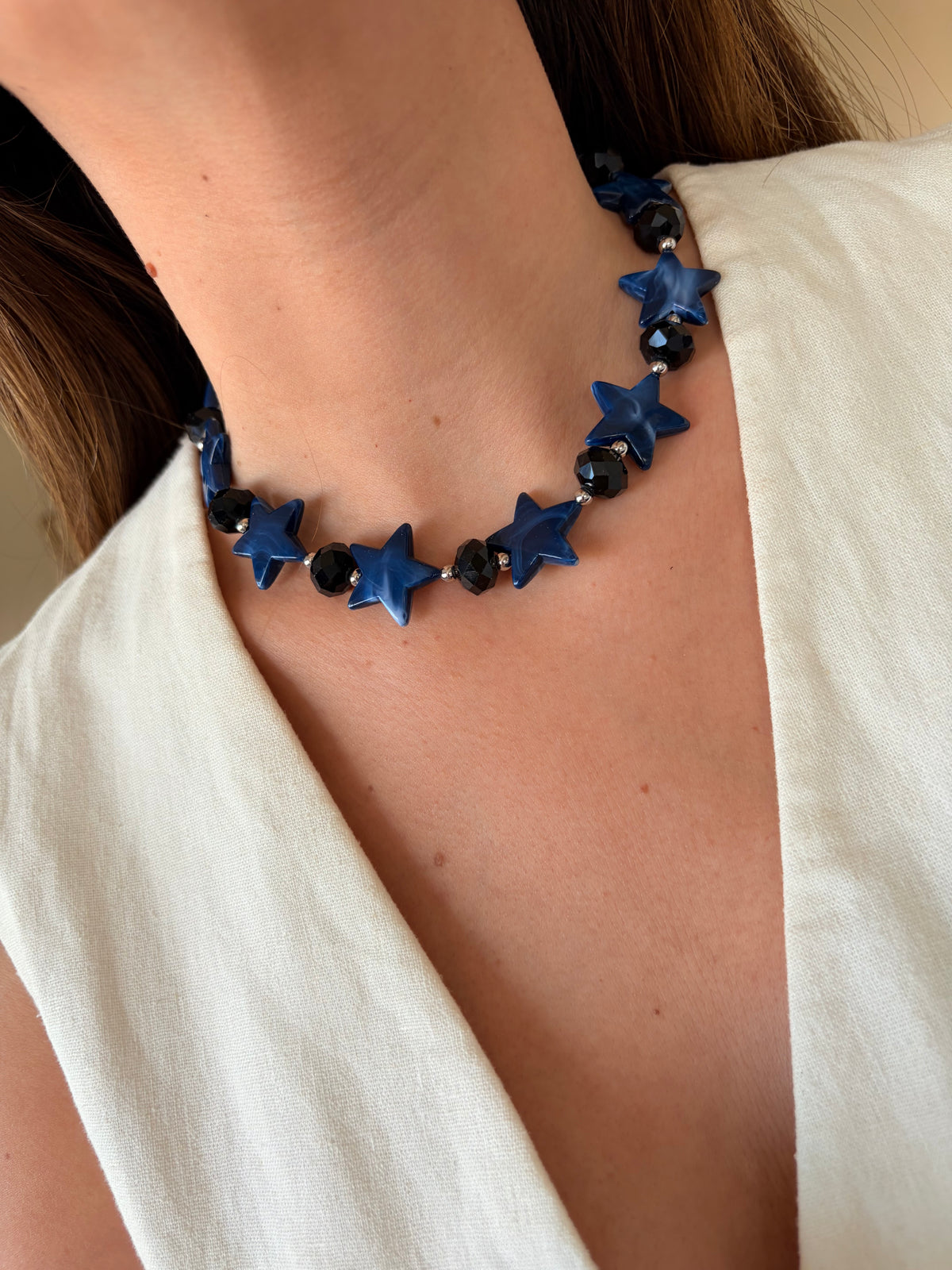 Collar Ancelmo azul