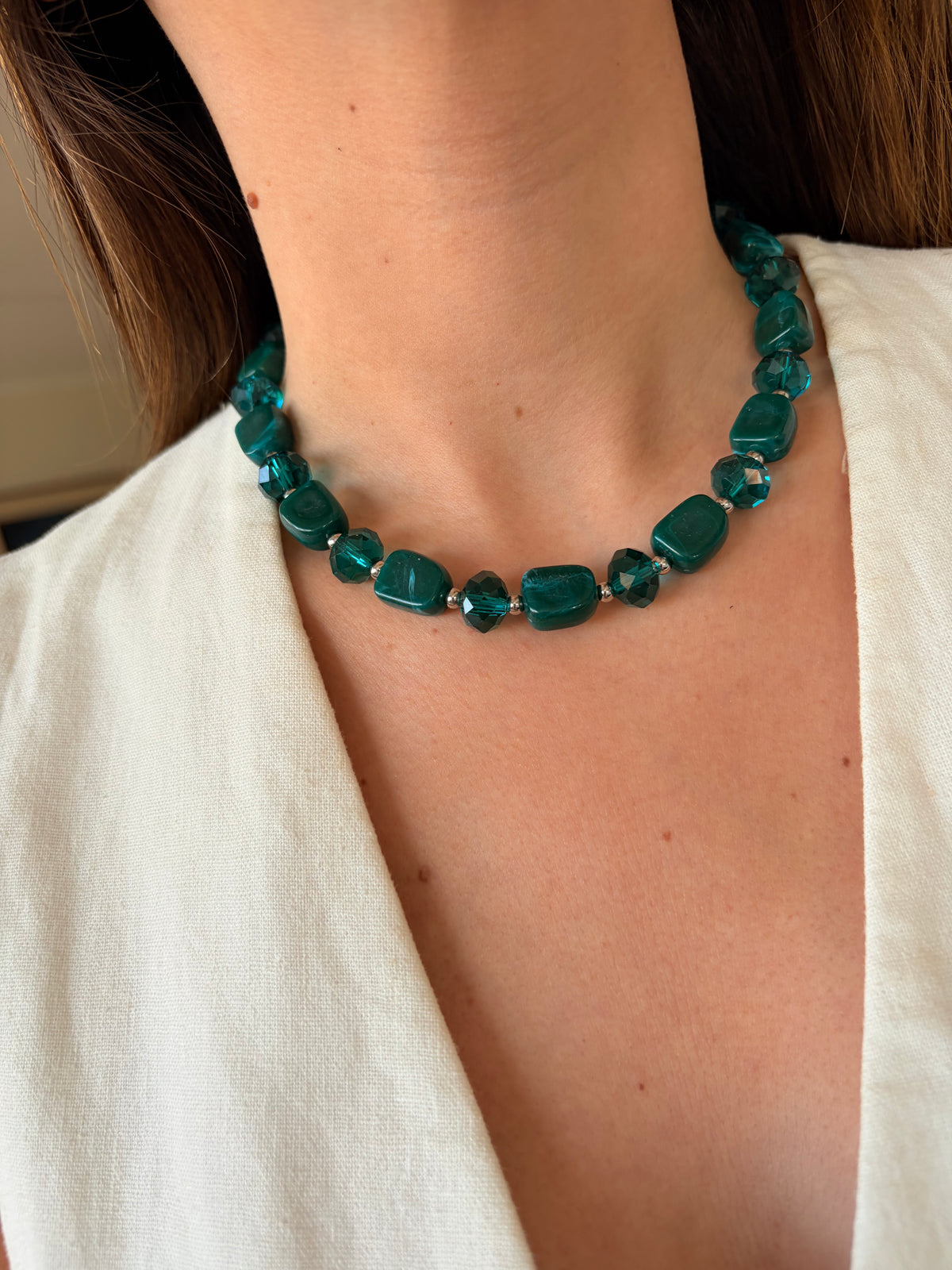 Collar Tempo turquesa