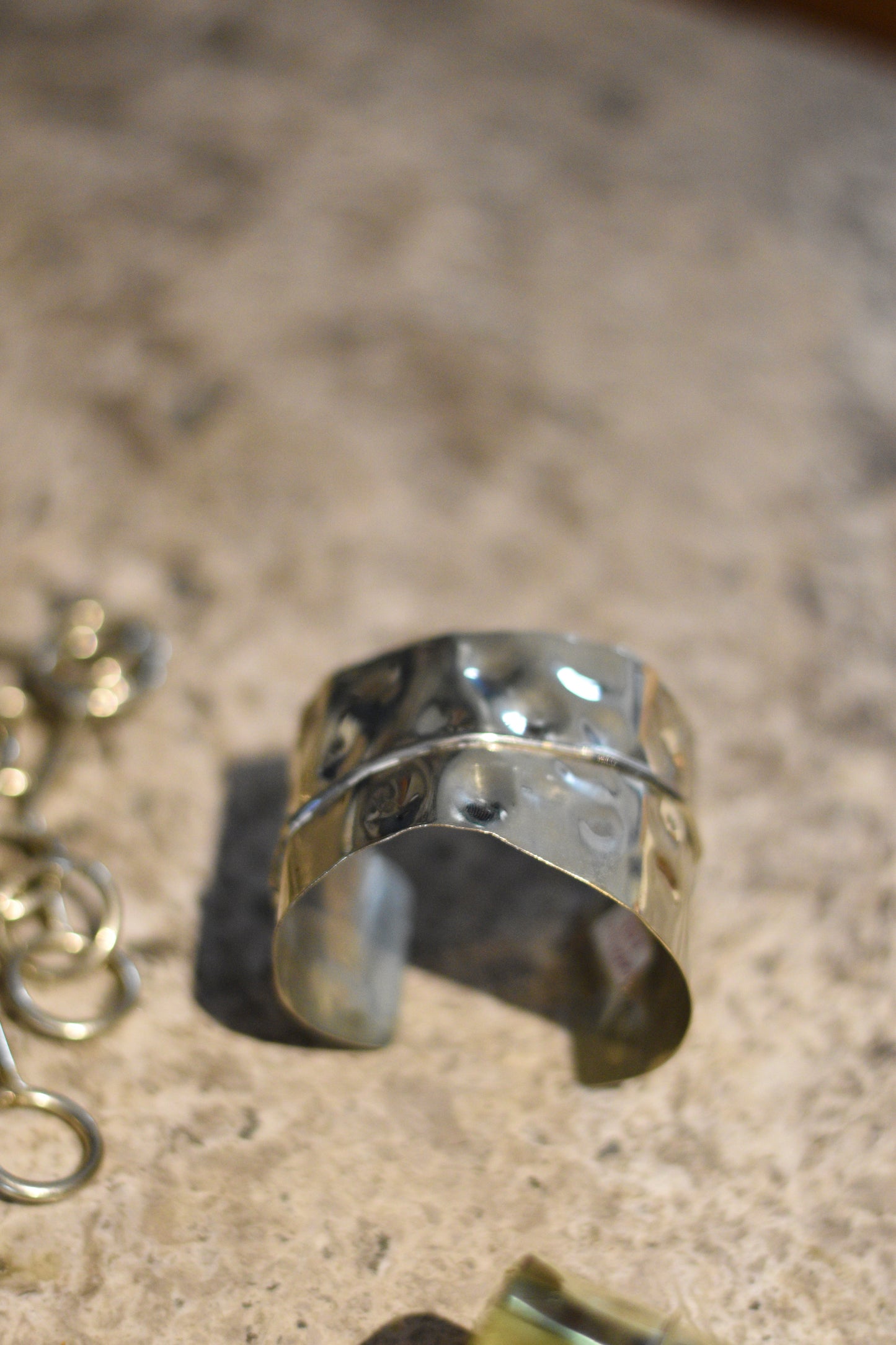 Brazalete Carmina plateado