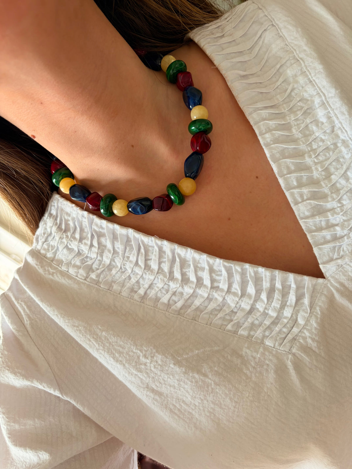 Collar Damaso azul
