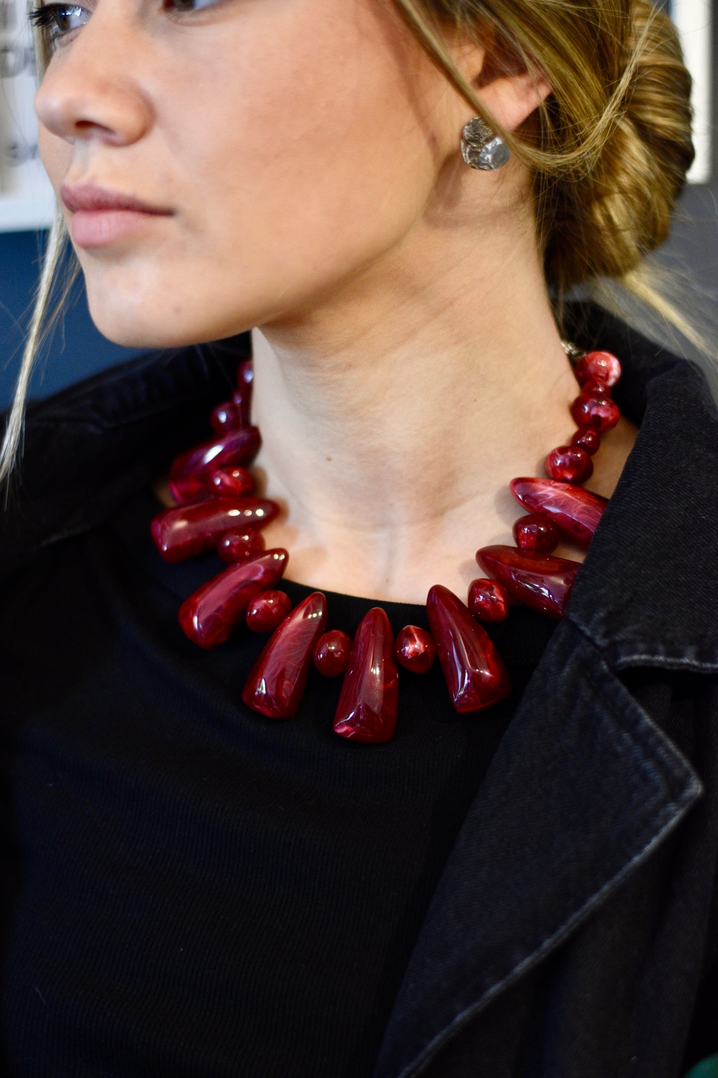 Collar Margot Rojo