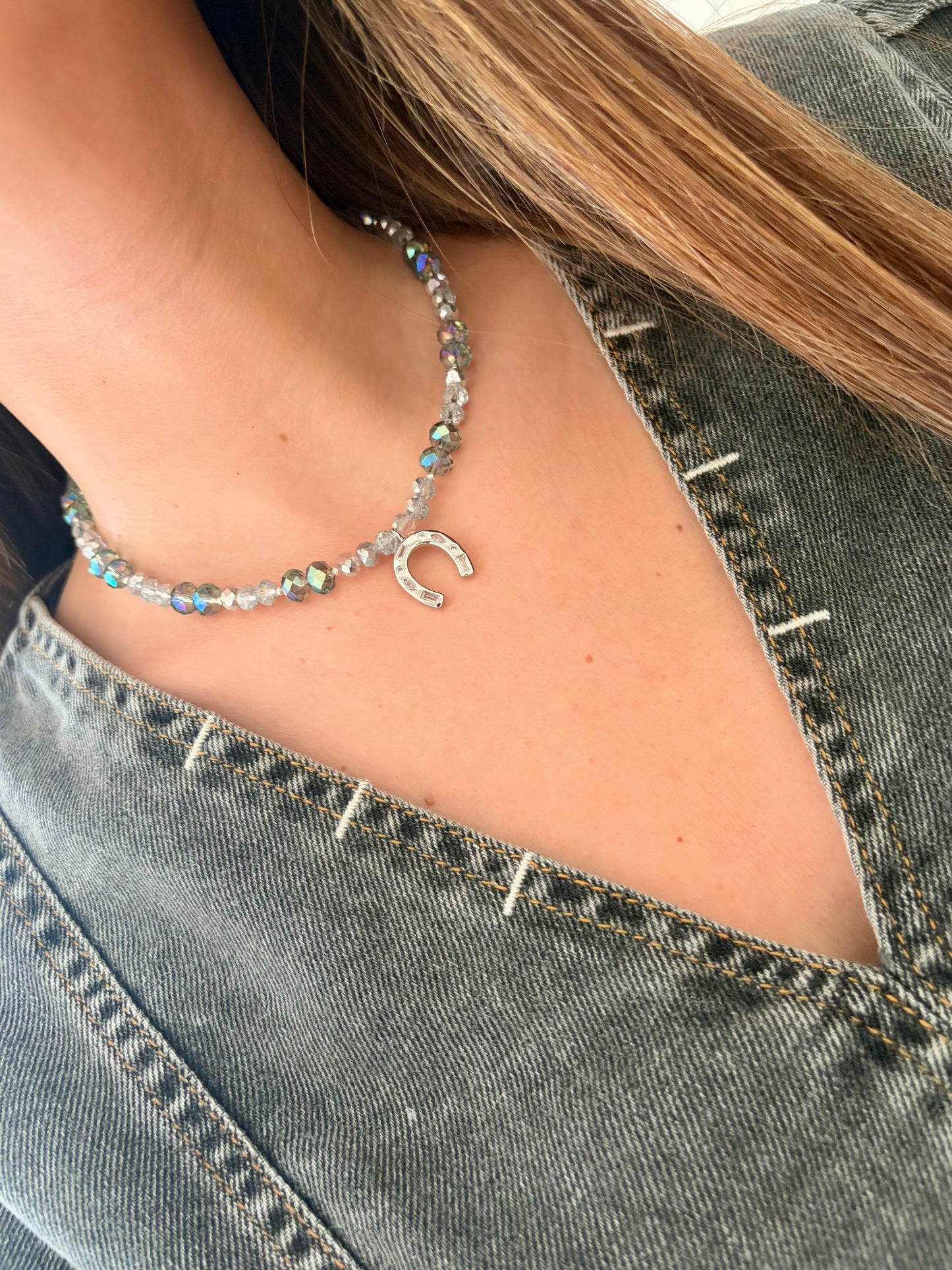 Collar Vitamina plateado