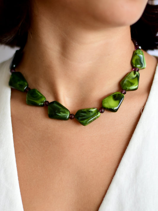 Collar Magna verde