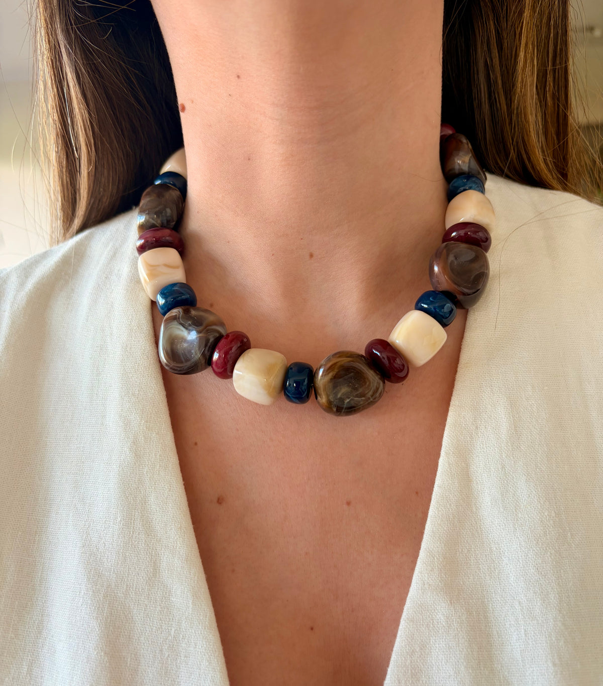 Collar Manon marrón
