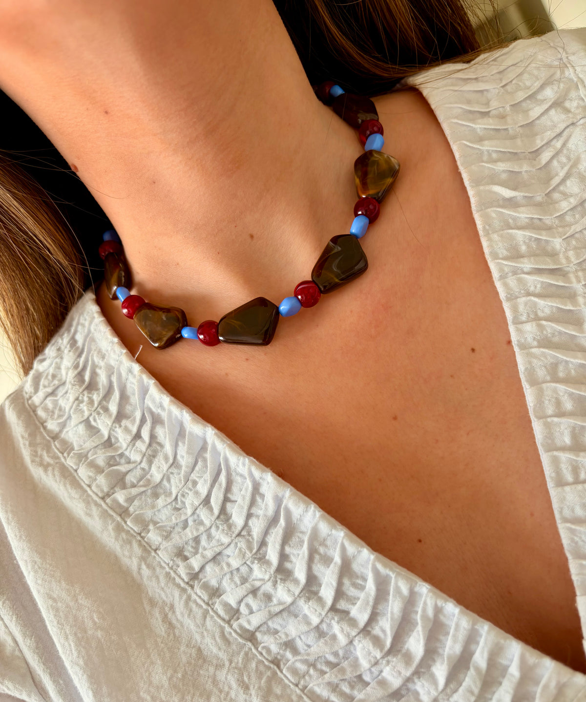 Collar magna marrón