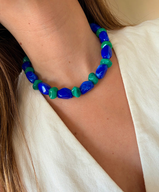 Collar Savia azul