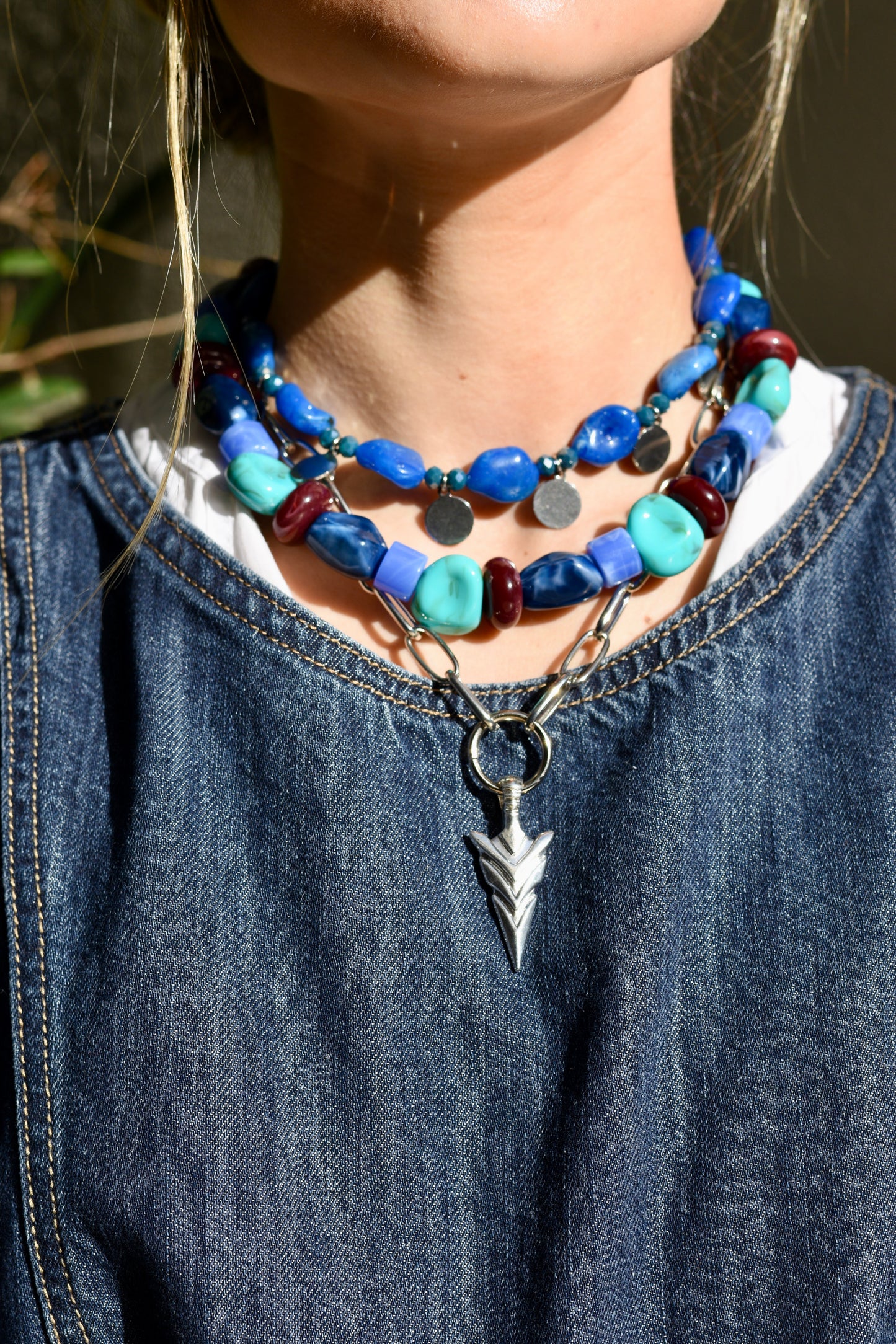Collar Lilo azul