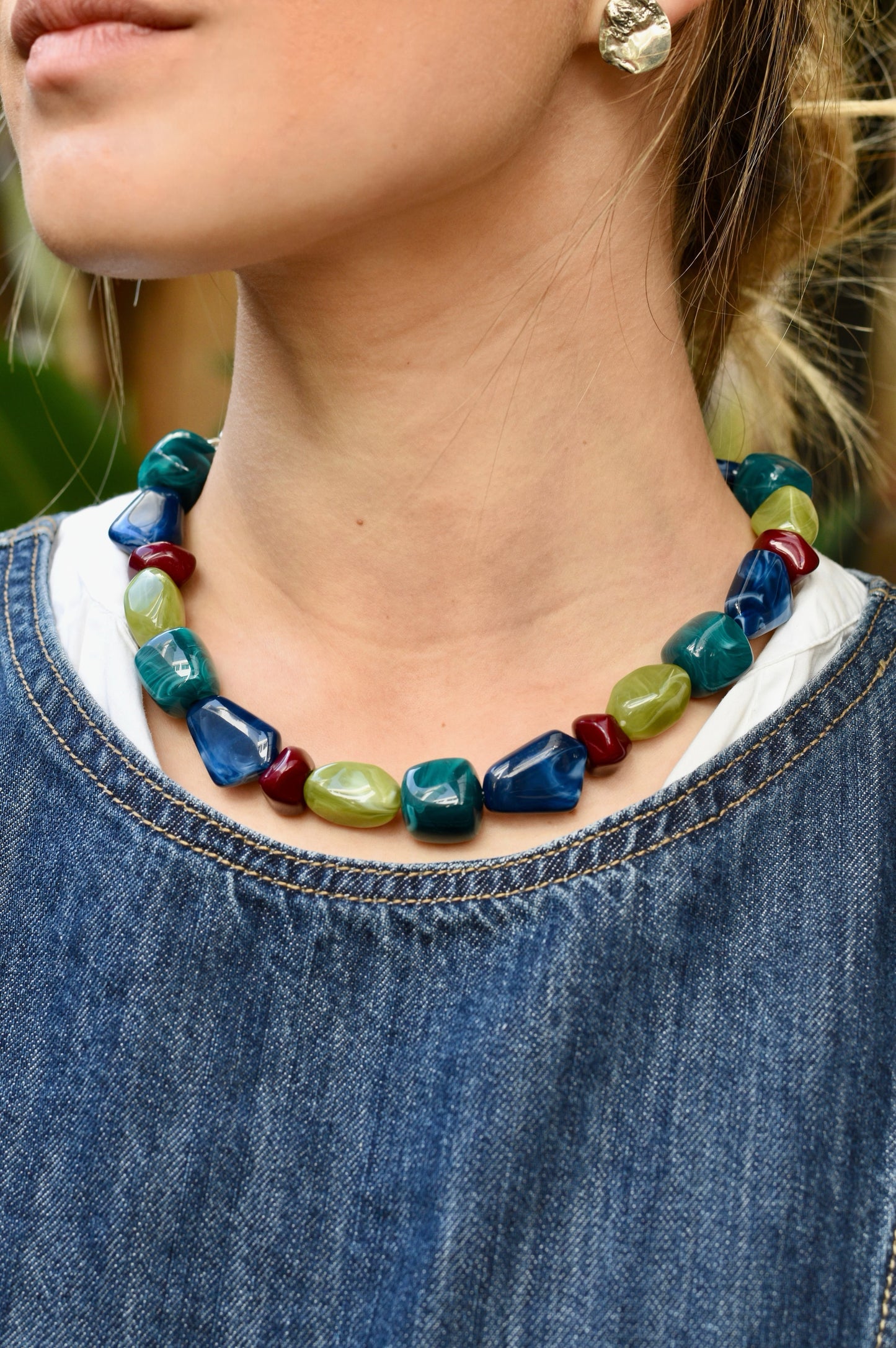 Collar Magna verde lima