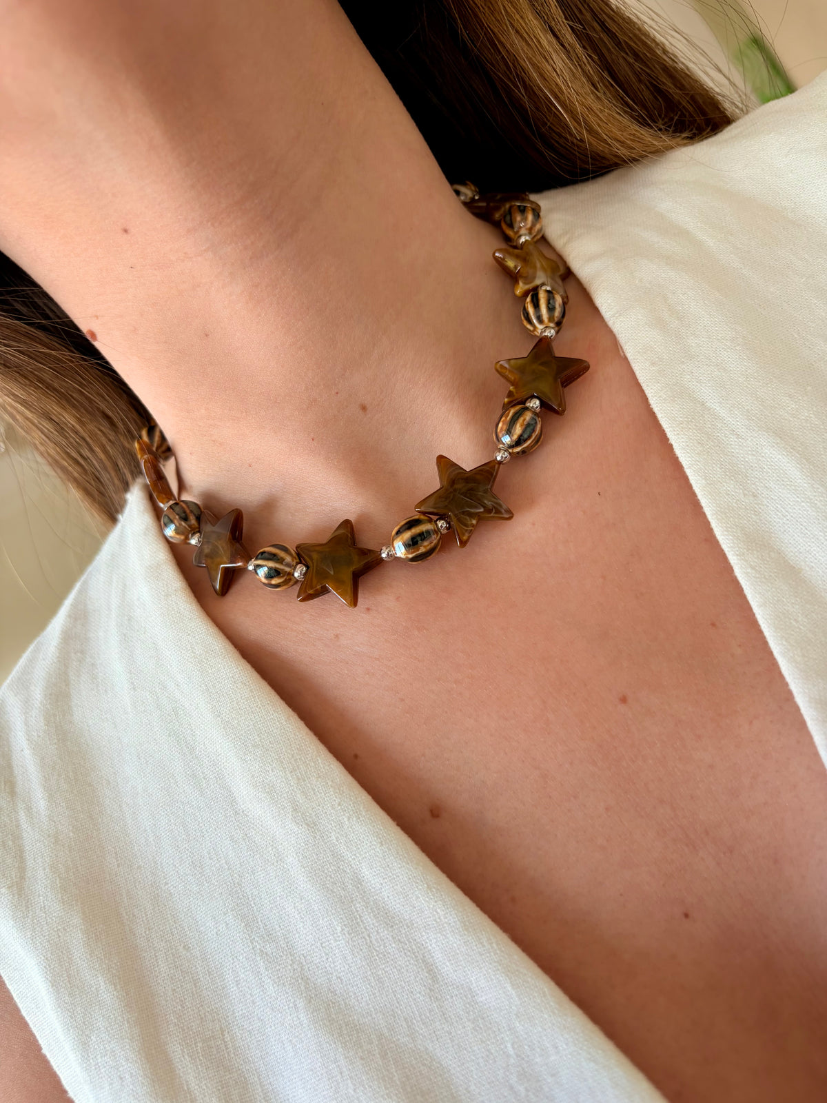 Collar Ancelmo marrón