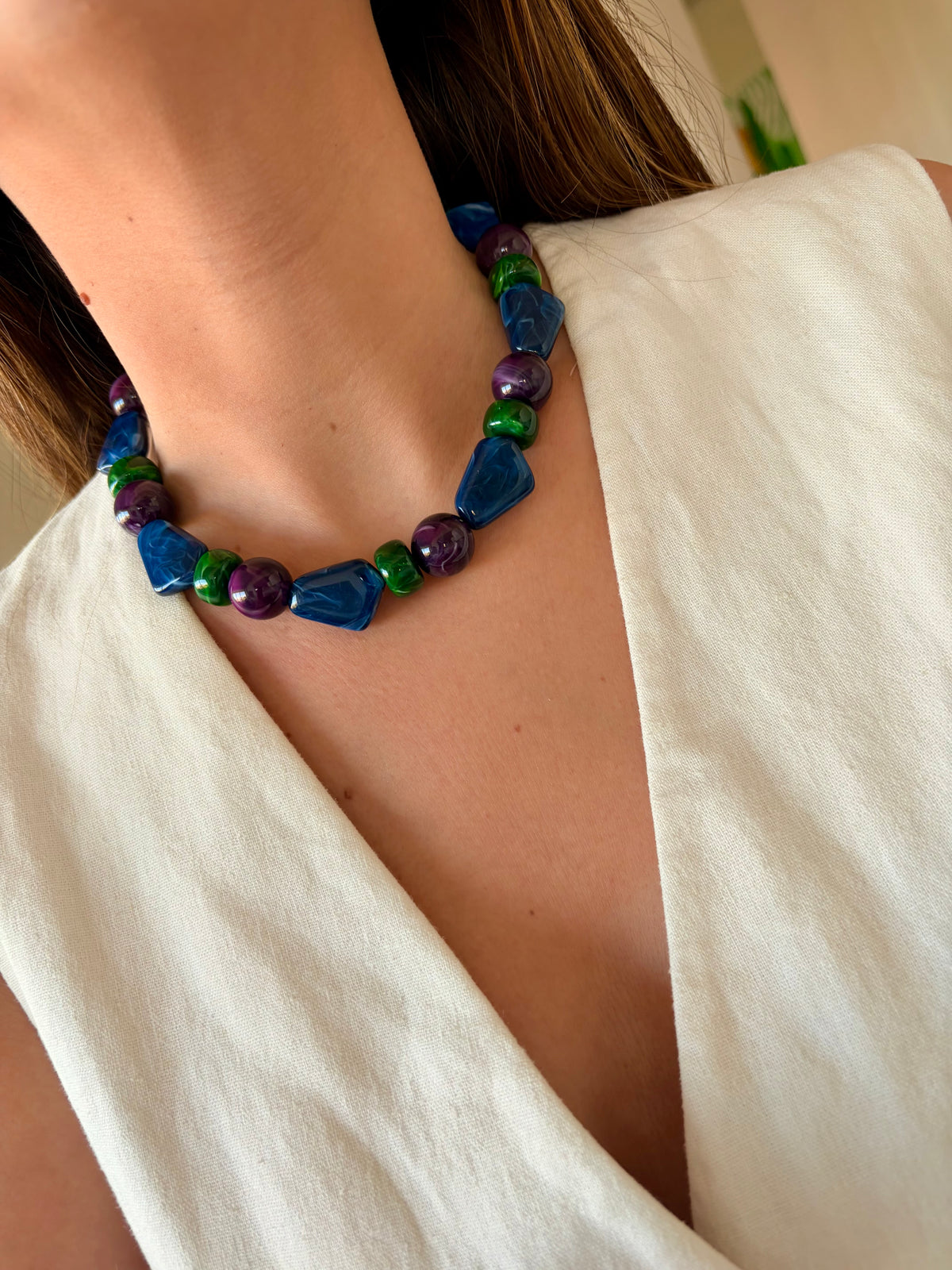 Collar Calipso verde
