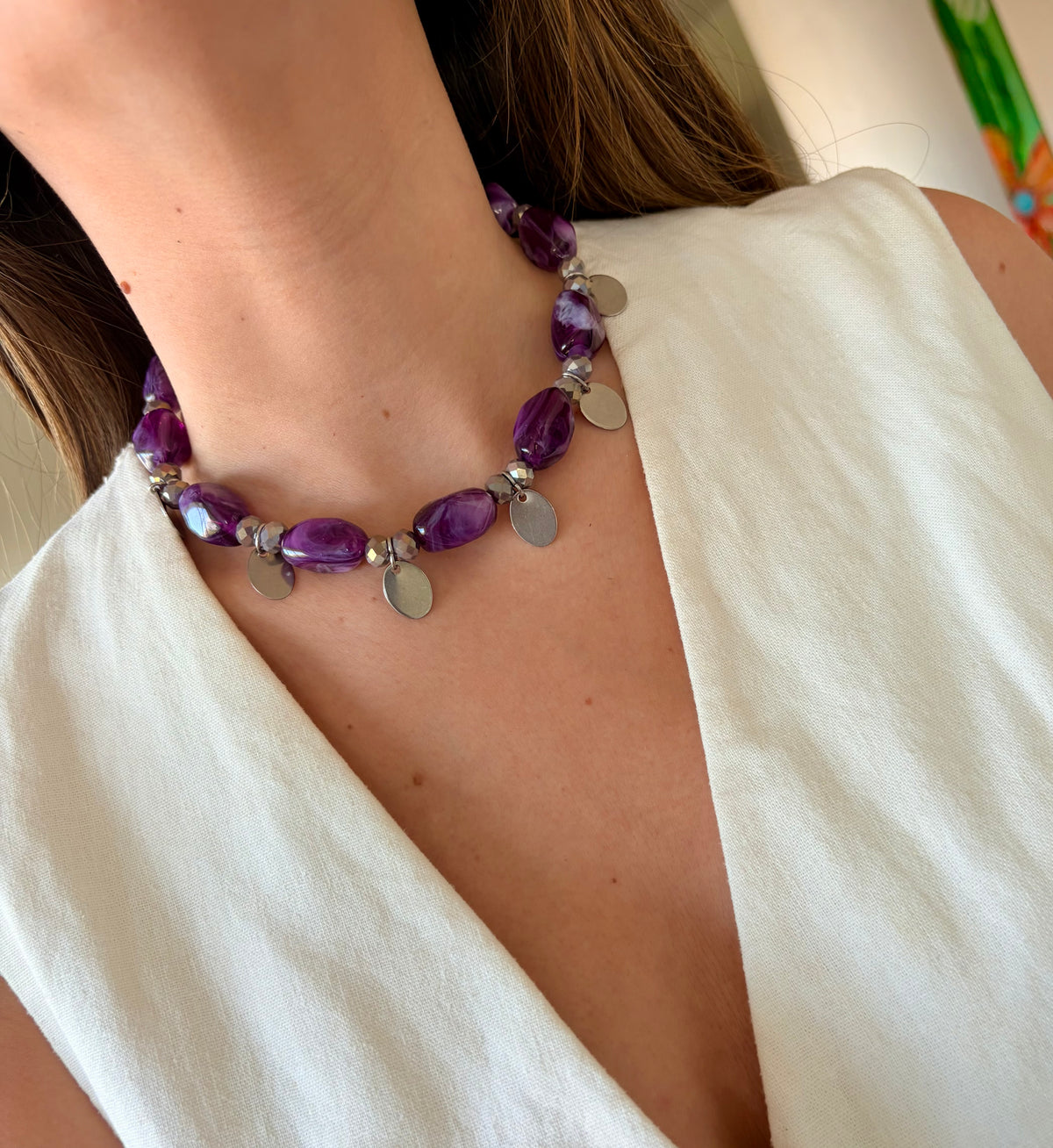 Collar Lilo violeta