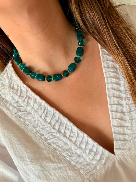 Collar Ímpetu turquesa