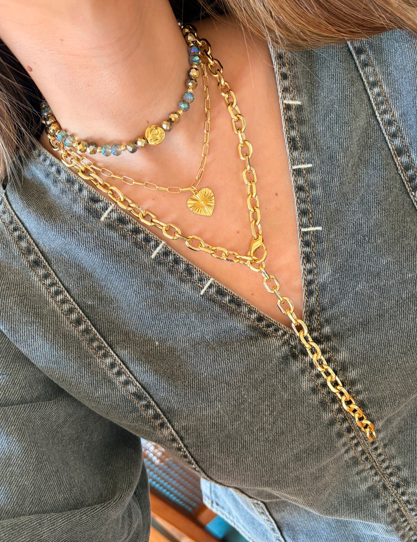 Collar Choper dorado