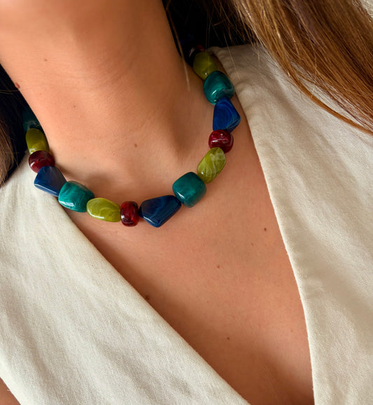 Collar Magna verde lima