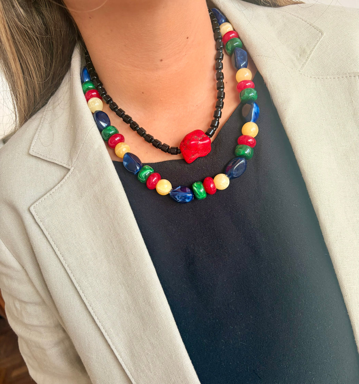 Collar Monaco azul