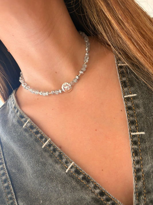 Collar Choper plateado
