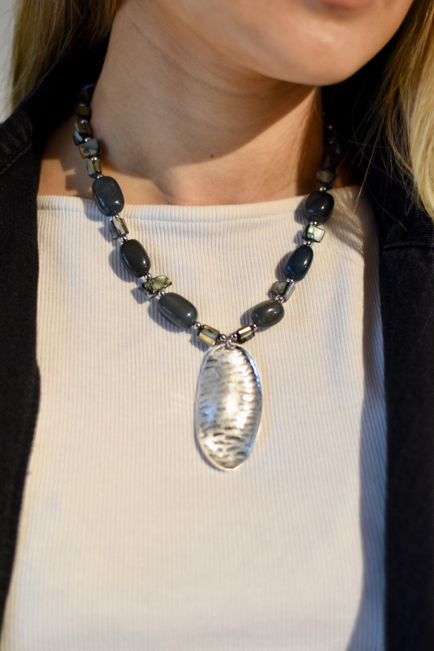 Collar Alula plateado