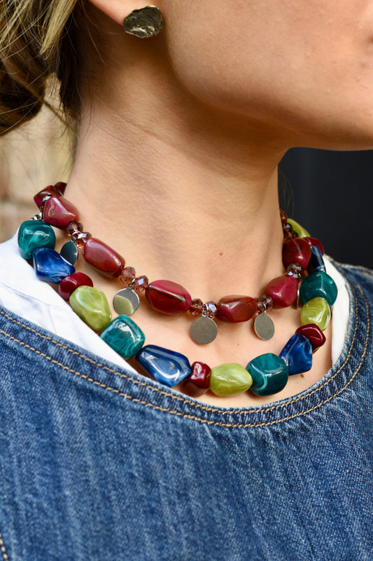 Collar Lilo bordo
