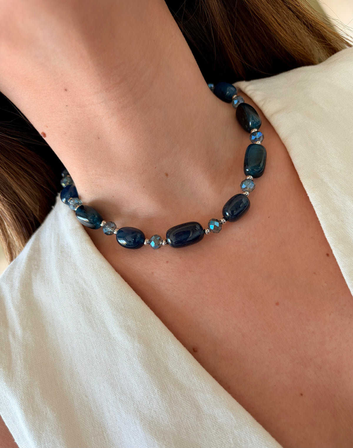 Collar Tempo azul