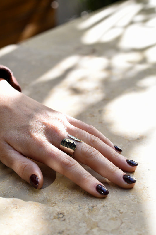 Anillo Pausa plateado